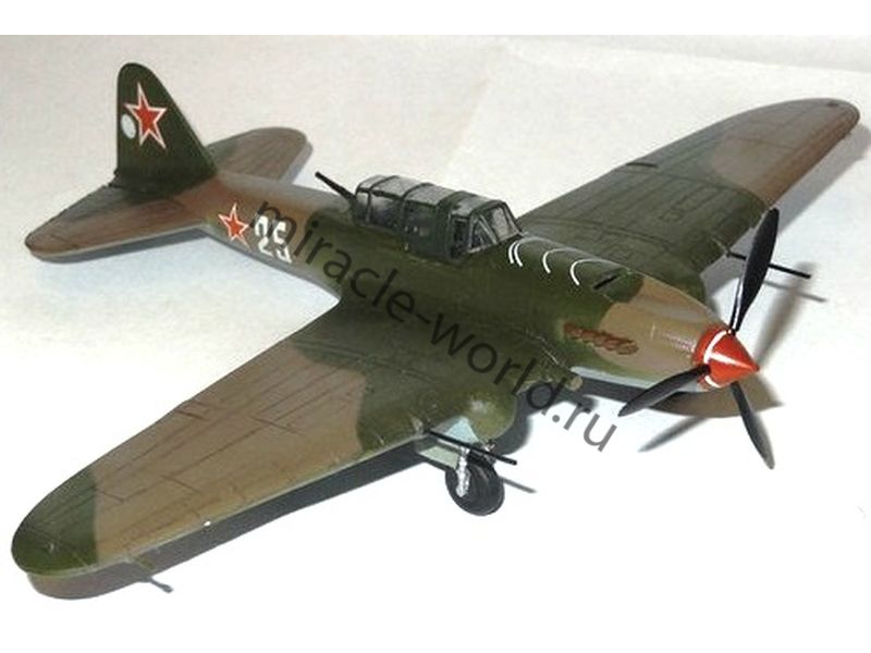 Zvezda 7286 Ил-2 с НС-37 / Самолет Ильюшин тип 2 НС-37 /штурмовик/ 1/72